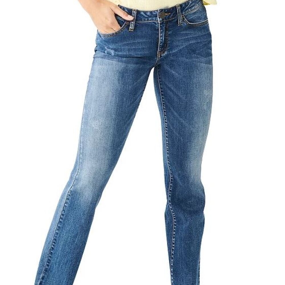 Juniors' SO® Low-Rise Bootcut Jeans medium wash size 9